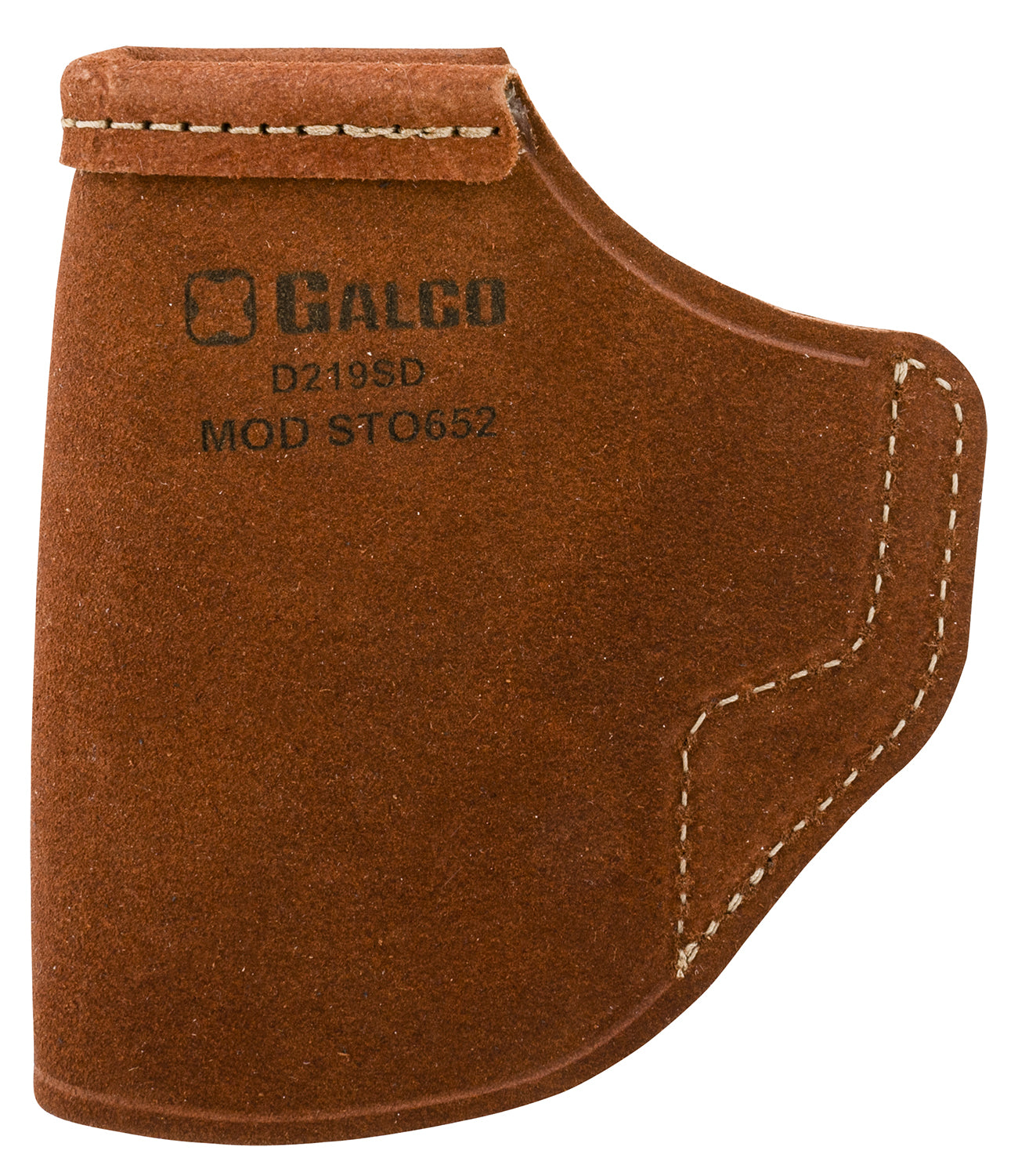 Galco STO652 Stow-N-Go IWB Natural Leather Holster Belt Clip Compatible with S&W M&P Shield/2.0 Walther PPS Right Hand