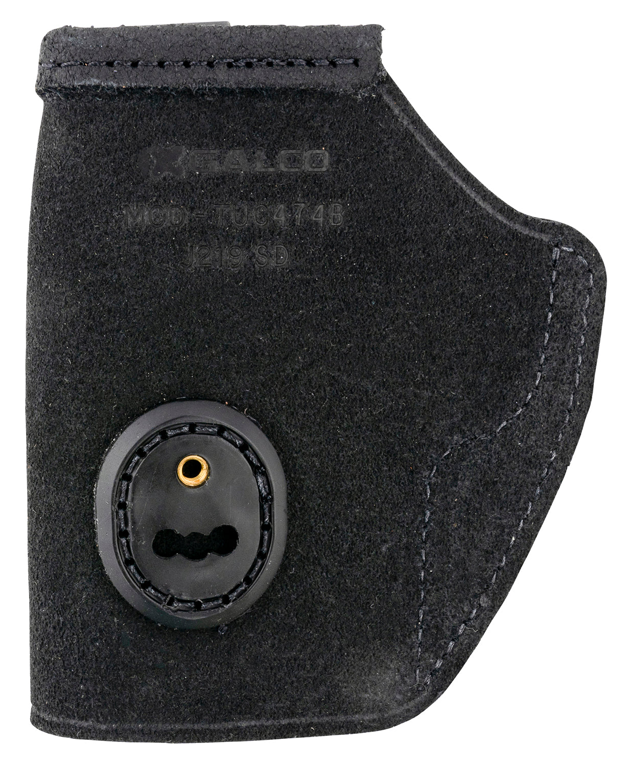 Galco TUC474B Tuck-N-Go 2.0 IWB Black Leather UniClip Holster Compatible with S&W M&P 2.0 Compact Subcompact and Savage Stance Ambidextrous
