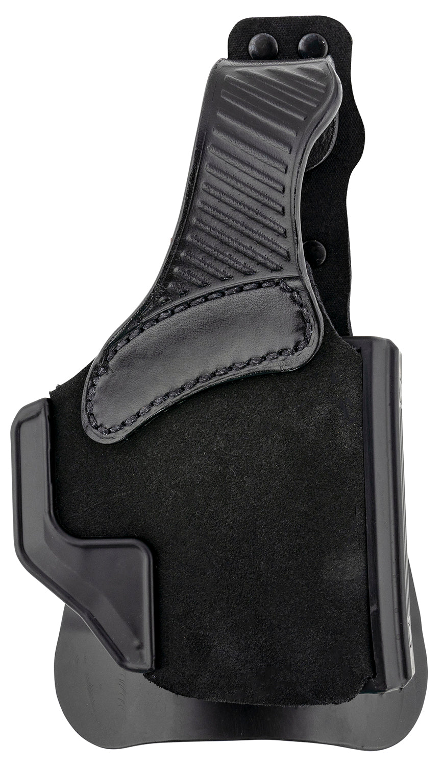 Galco W2800RB Wraith 2.0 OWB Black Leather Paddle Mount Holster Compatible with Glock 43X Taurus GX4 Springfield Hellcat Right Hand