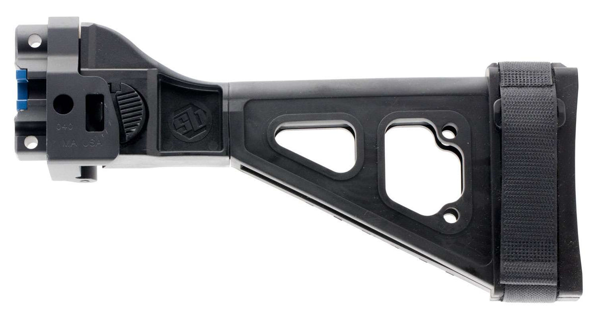 SB Tactical SBT5A Black Folding Pistol Brace for HK MP5K/SP5K/SP89 Platform Clones