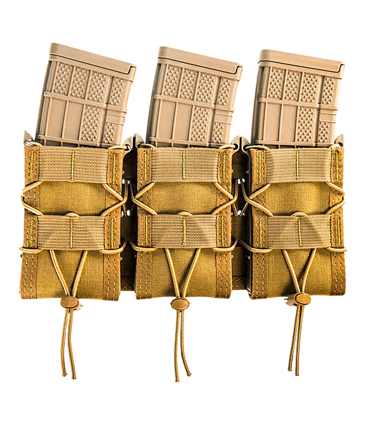HSGI Triple TACO Shingle Rifle Magazine Pouch Coyote Brown Nylon MOLLE PALS Platform