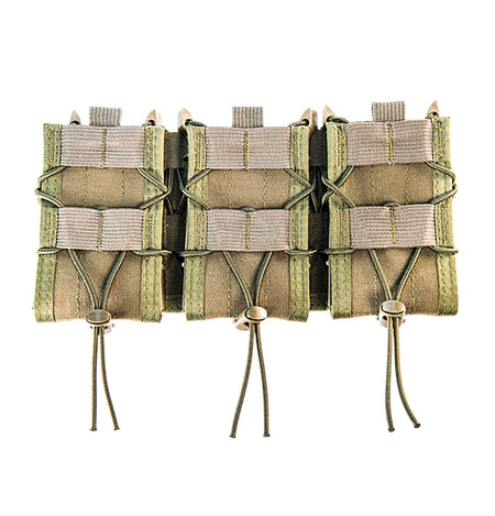 HSGI Triple TACO Shingle Rifle Magazine Pouch OD Green Nylon MOLLE PALS Platform