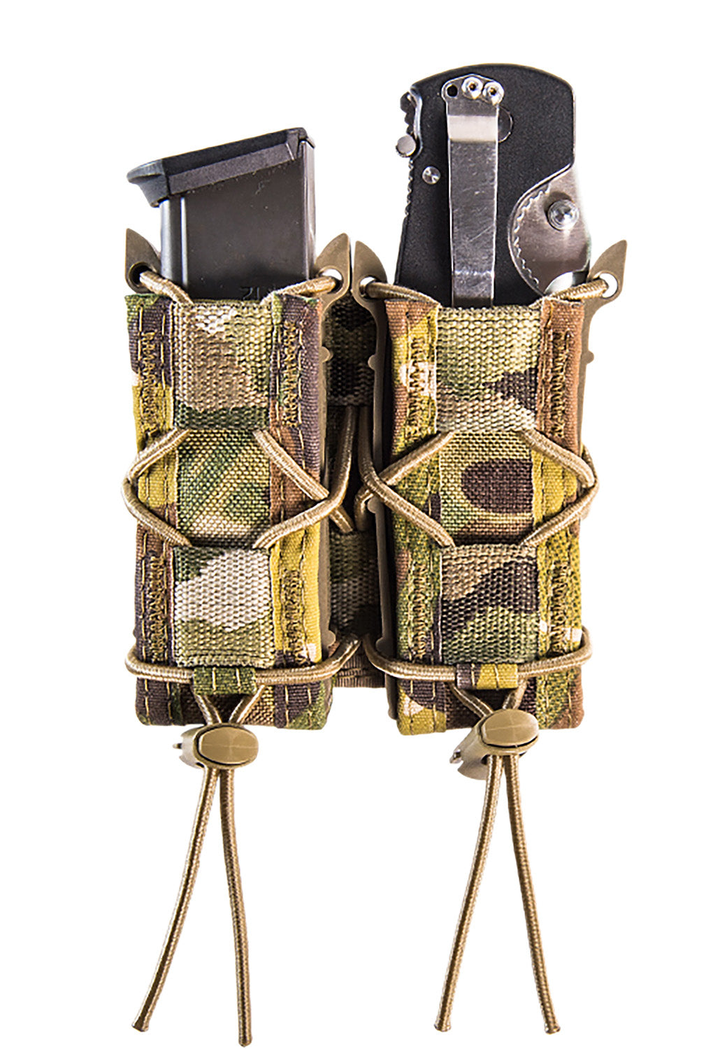 HSGI TACO Double Pistol Magazine Pouch MultiCam Nylon MOLLE Mount