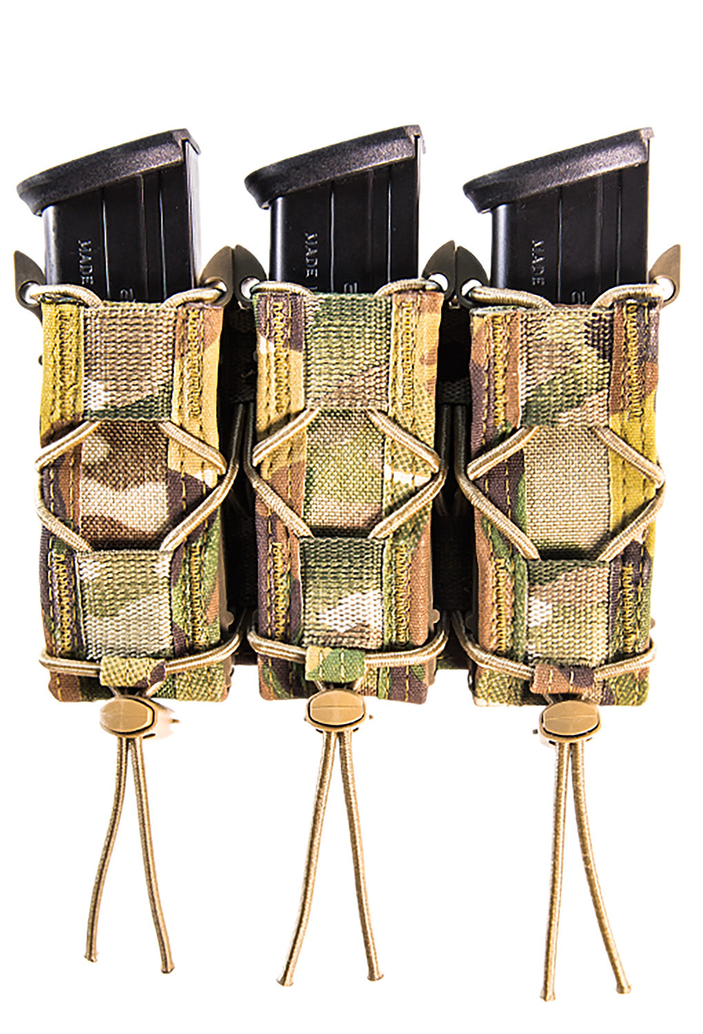 HSGI TACO Triple Mag Pouch MultiCam Nylon MOLLE Compatible Pistol Magazines