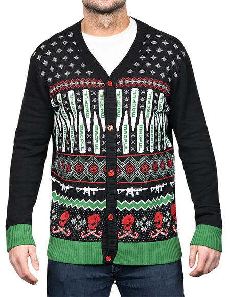 Magpul Krampus Tacky Christmas Cardigan 3XL Multi Color Long Sleeve MAG1198-9693X