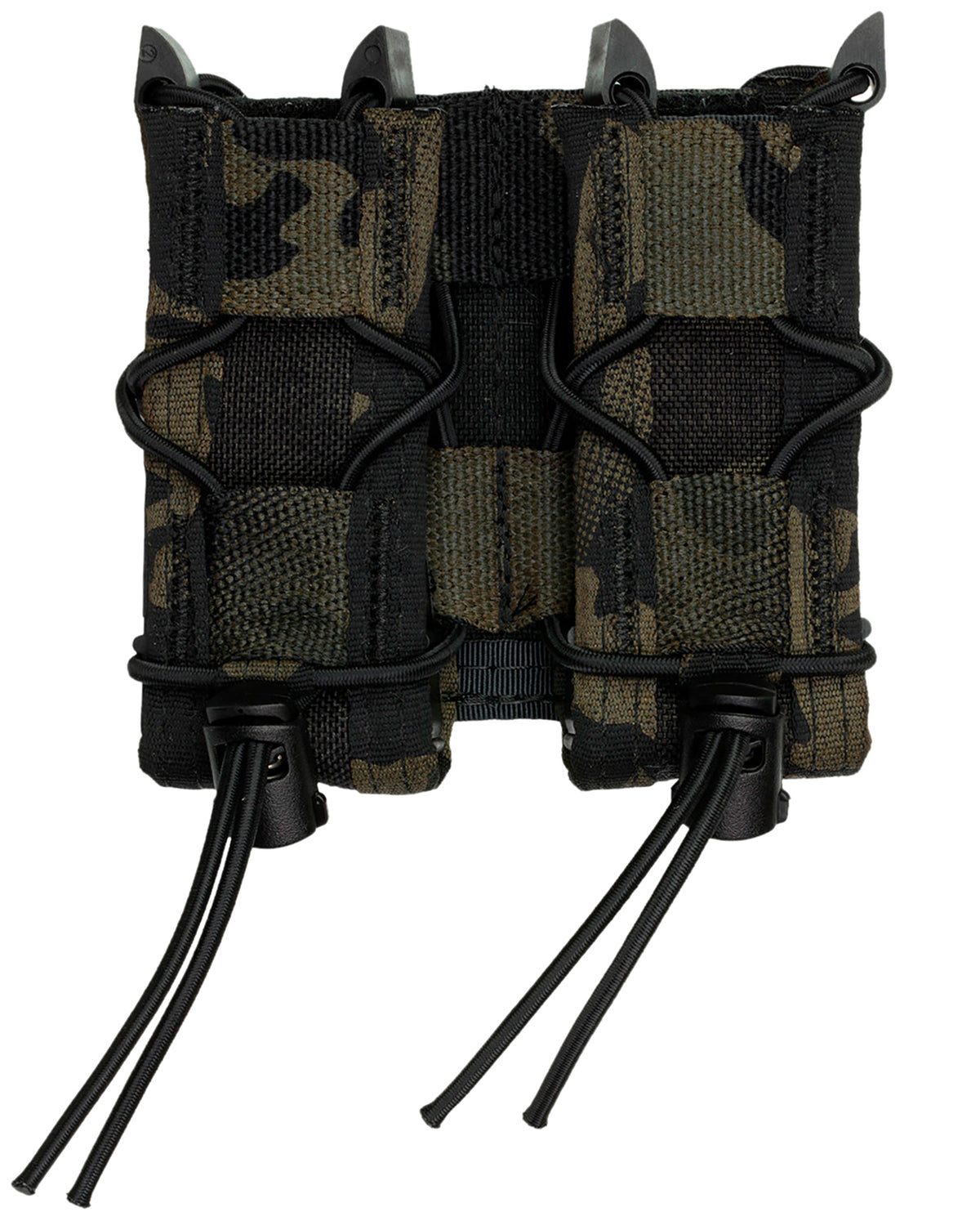 HSGI TACO Double Pistol Mag Pouch MultiCam Black Nylon Adaptable Belt Mount 2.25"