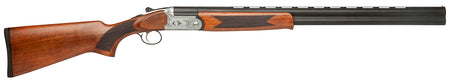 Dickinson LLC GW12W26P Green Wing 12 Gauge 2rd 3" 26" Matte Black Vent Rib Barrel, Engraved Steel Receiver w/Satin Silver Metal Finish, Bead Front Sight, Wood Stock & Ejector