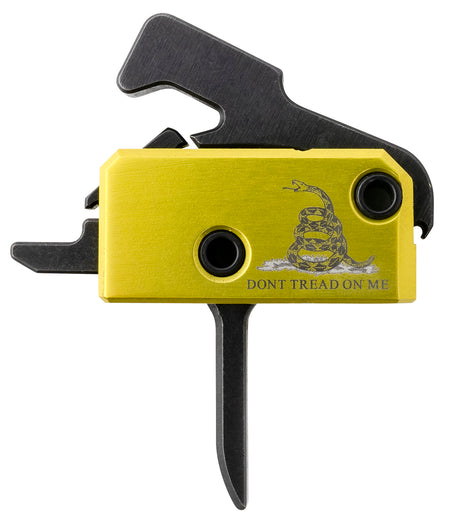 Rise Armament RA-140 Don't Tread on Me Single-Stage Flat Trigger Assembly 3.5 lbs for AR-Platform