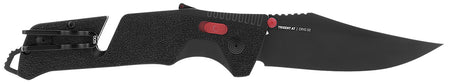 S.O.G Trident AT SOG11120141 Assisted Opening Folding Knife 3.70" D2 Blade GRN Handle Glass Breaker