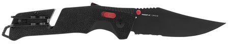 S.O.G Trident AT SOG11120241 Assisted Opening Part Serrated Folder 3.70" D2 Steel Blade Glass Breaker