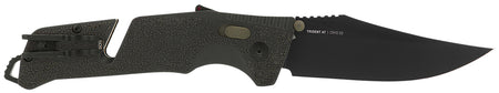S.O.G Trident AT SOG11120341 Assisted Opening Folder 3.70" Black TiNi D2 Blade OD Green/FDE Handle