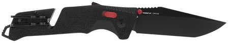 S.O.G Trident AT SOG11120441 Assisted Opening Tanto Folder 3.70" D2 Blade GRN Handle Line Cutter
