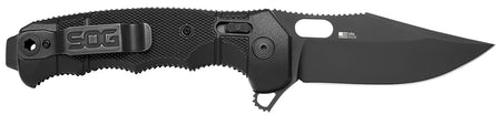 S.O.G Seal XR SOG12210257 Hard-Use Folding Knife 3.90" Plain Clip Point S35VN Blade GRN Handle XR Lock
