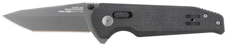 S.O.G Vision XR LTE Lightweight Folding Knife 3.36" Straight Tanto CTS XHP Blade Black G10 Handle
