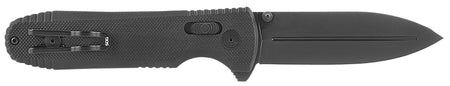S.O.G Pentagon XR LTE Lightweight Folding Knife 3.60" Graphite TiNi Cryo Spear Point CTS XHP Blade Black G10 Handle w/ Belt Clip