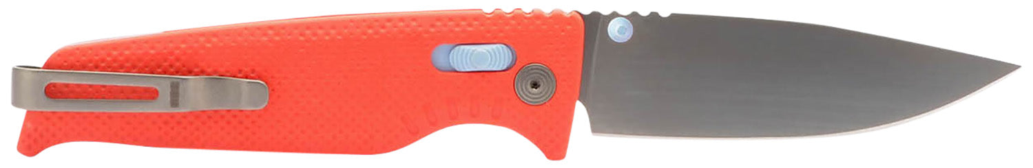 S.O.G Altair XR Superlight Folding Knife 3.20" Bead Blasted Cryo CPM 154 Blade Canyon Red w/ Stone Blue Accents GRN Handle