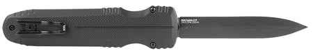 S.O.G Pentagon OTF 3.79" Automatic Spear Point Plain TiNi CRYO S35VN Blade Hard-Anodized Black Aluminum Handle