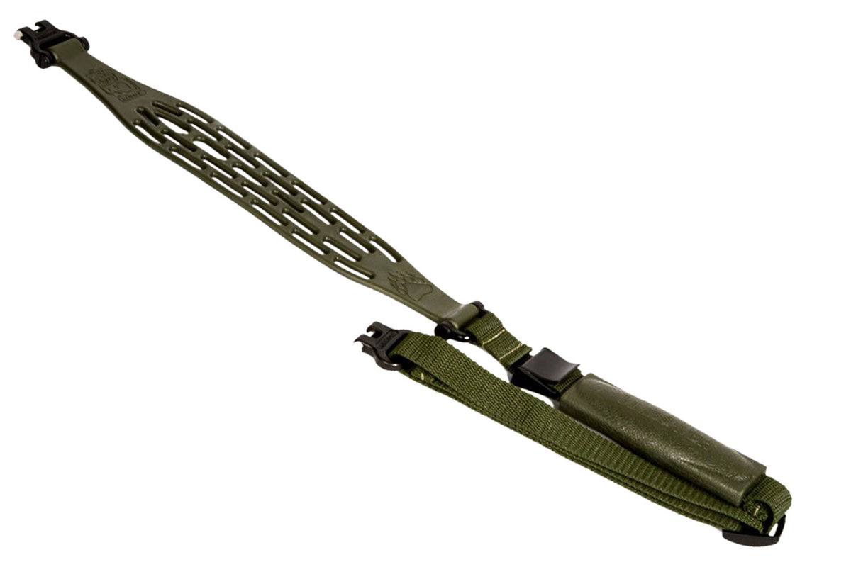 Limbsaver 12192 Kodiak-Air Adjustable Rifle Sling OD Green NAVCOM Rubber 2" Wide