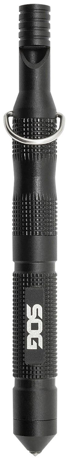 S.O.G SOGFT1001CP Flint Compact Survival Tool Black Aluminum with Fire Starter 4.30" Long