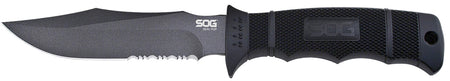 S.O.G Seal Pup SOGM37K 4.75" Fixed Blade Powder Coated AUS-8A Stainless Steel Black GRN Handle w/ Kydex Sheath