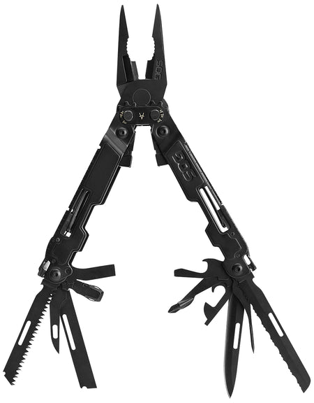 S.O.G PowerAccess Deluxe PA2002CP Black Stainless Steel 21-Tool EDC Multi-Tool w/ Hex Bit Driver & Sheath
