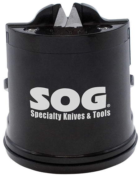 S.O.G SOGSH02 Countertop Pull-Through Knife Sharpener with Suction Pad – Black GRN