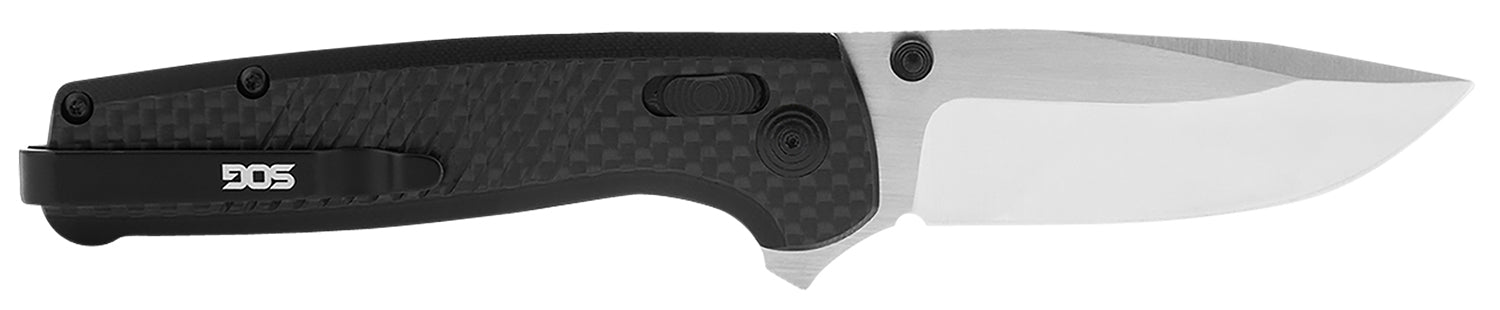 SOG SOGTM1025BX Terminus XR 2.95" EDC Folding Knife Satin S35VN Blade Black G10/Carbon Fiber Handle Box Packaging