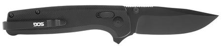SOG SOGTM1027BX Terminus XR 2.95" EDC Folding Knife Black D2 Steel Blade Black G10 Handle Box Packaging and Belt Clip