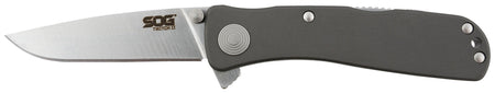 S.O.G SOGTWI8CP Twitch II 2.65" Drop Point Satin AUS-8A SS Blade Gray Anodized Aluminum Handle Folding Knife