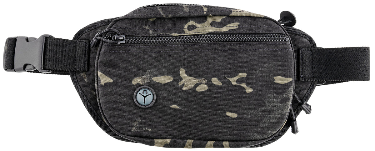 Galco FTPRMBC Fastrax PAC Compact MultiCam Black Neoprene Waistpack Holster for S&W M&P Compact Taurus G2C Springfield Hellcat Pro Ambidextrous