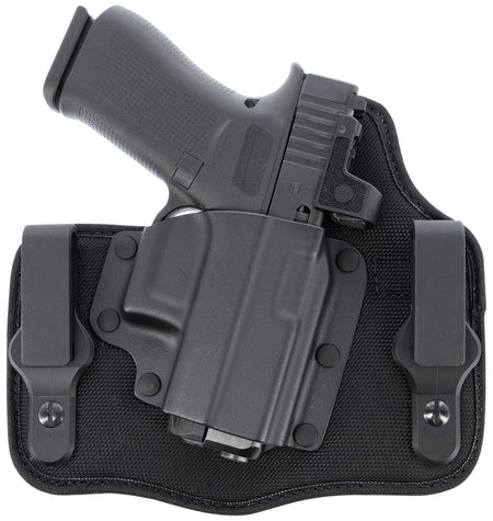 Galco KingTuk Cloud Tuckable IWB Black Kydex/Nylon UniClip Holster Fits Glock 43 43X Springfield Hellcat Pro Right Hand
