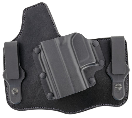 Galco KingTuk Deluxe Inside Waistband Black Kydex/Leather Holster Fits Glock 43 43X Springfield Hellcat Pro Left Hand