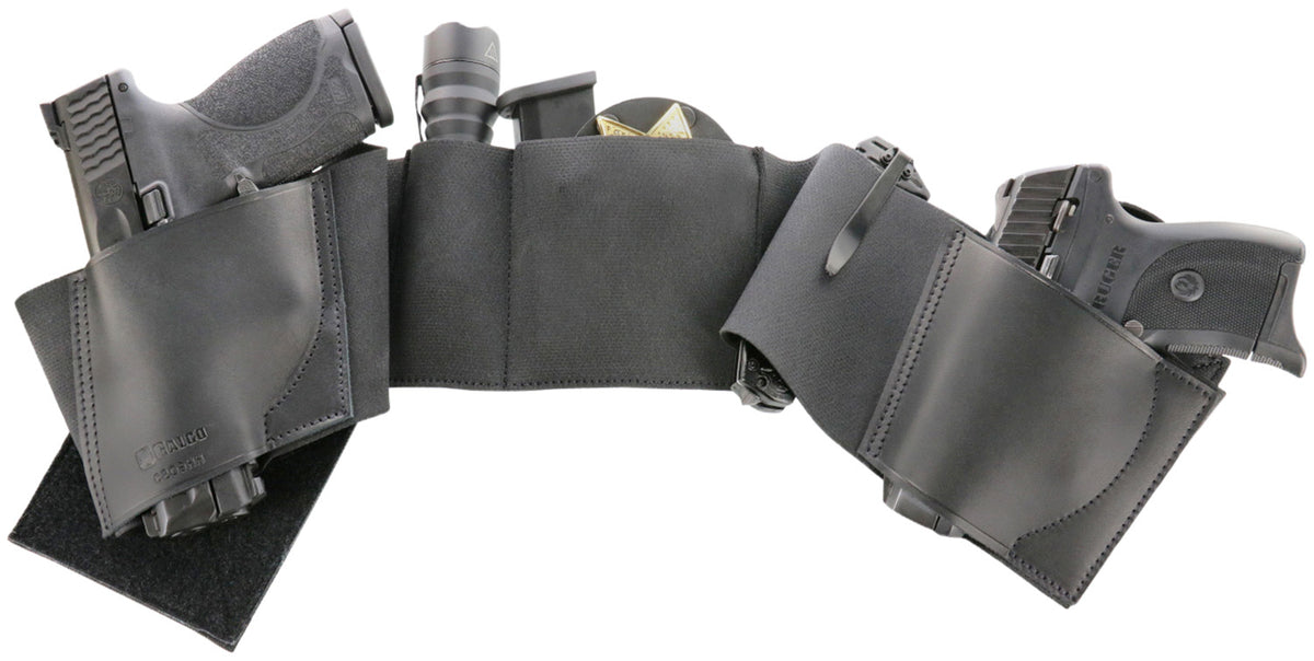 Galco UnderWraps Elite Medium Black Nylon Belly Band Holster