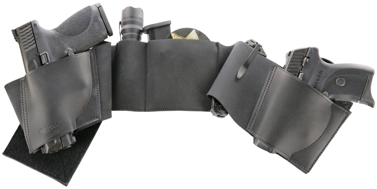 Galco UnderWraps Elite Medium Black Nylon Belly Band Holster