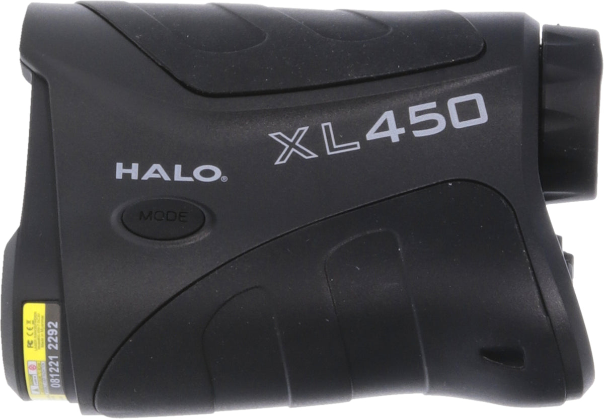 Halo Optics HALHALRF0096 XL 450 Laser Rangefinder Black 6x Magnification 450 yds Scan Mode Auto Acquisition