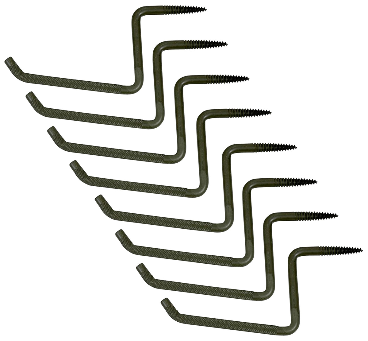 Ameristep Grizzly Screw-In Tree Steps 1250 lb Capacity 8 Pack Black