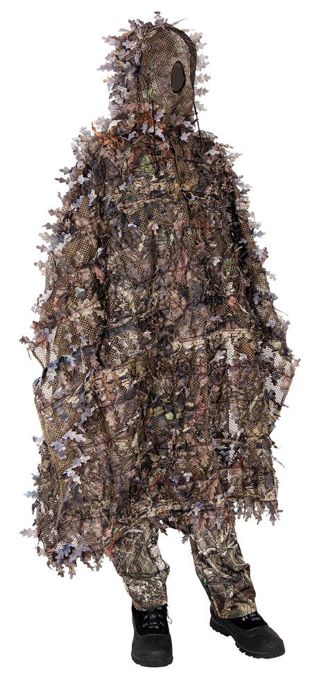 Ameristep 3D Leafy Hunting Poncho Mossy Oak Break-Up Country One Size Fits Most
