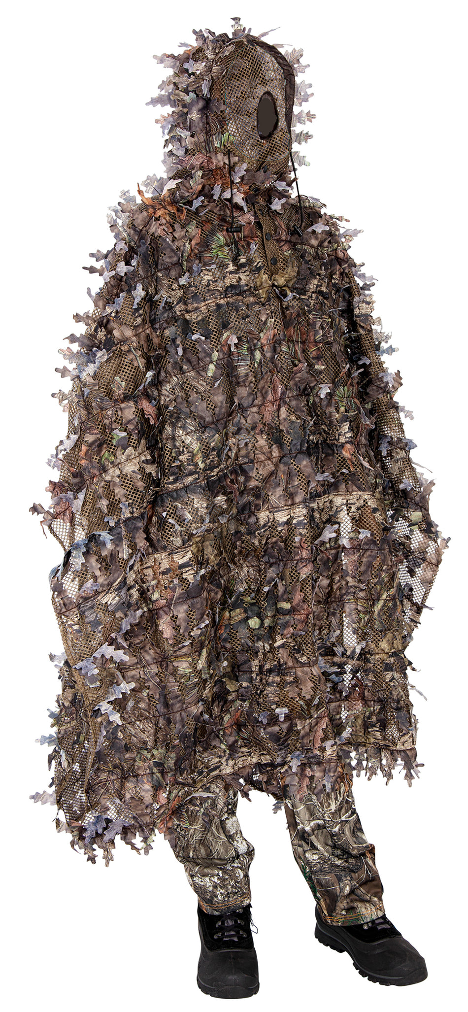 Ameristep 3D Leafy Hunting Poncho Mossy Oak Break-Up Country One Size Fits Most