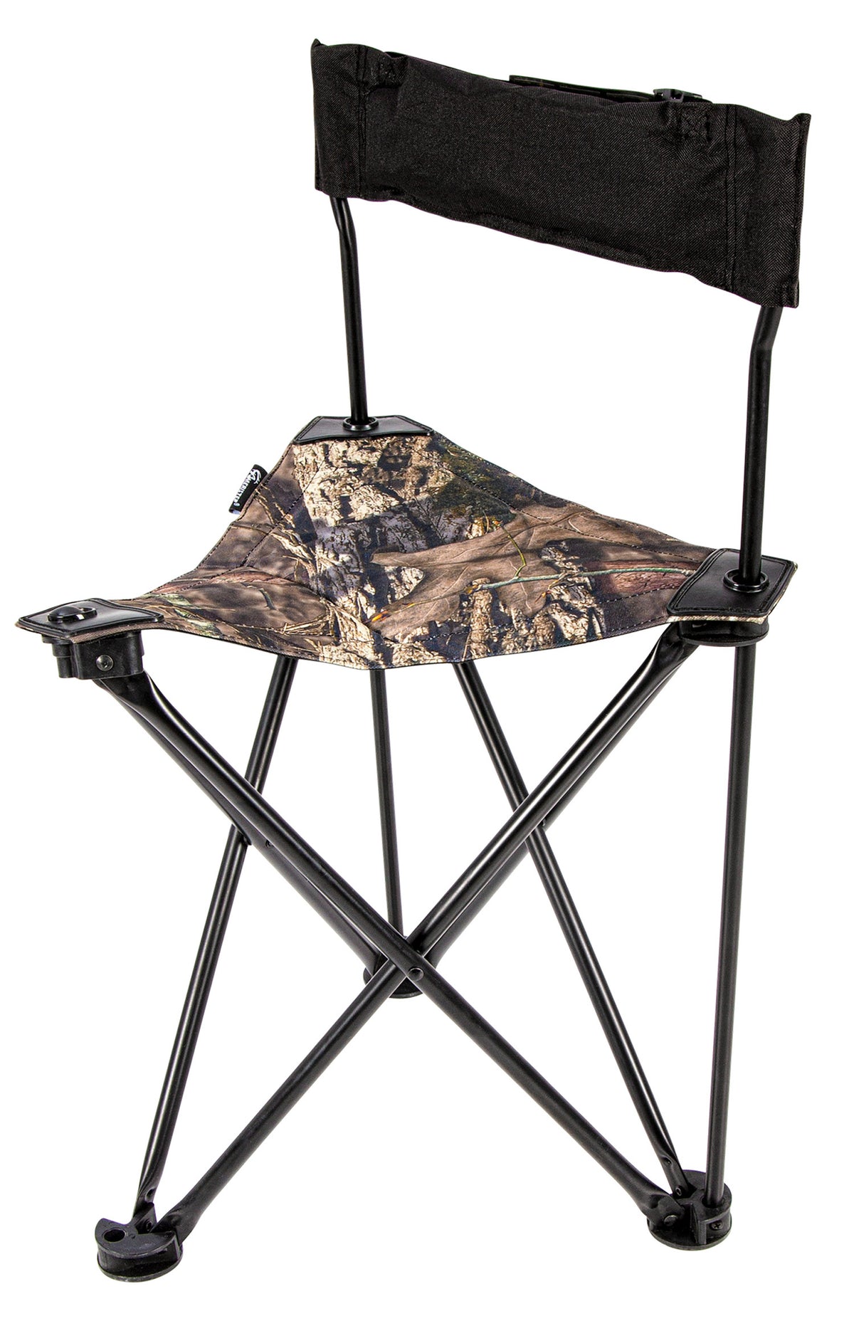 Ameristep Swivel Tripod Hunting Stool with Backrest Mossy Oak Break-Up Country