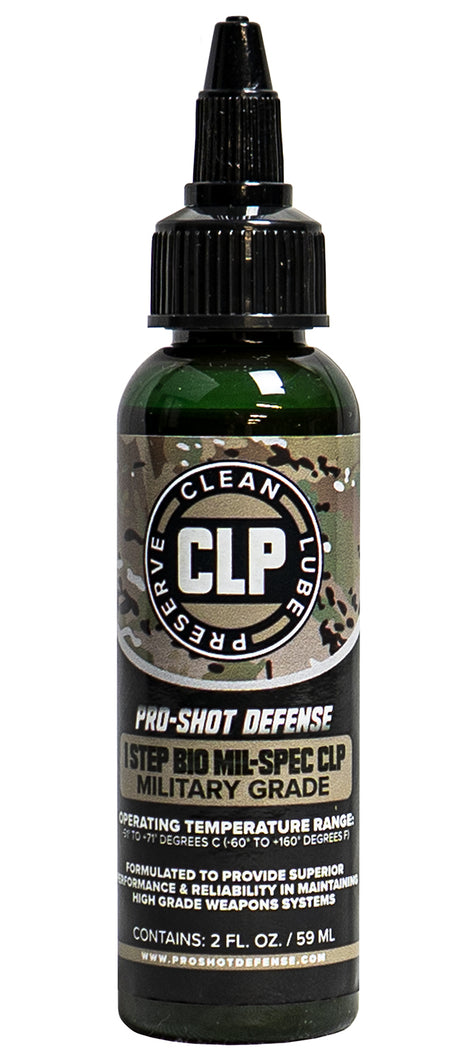 Pro-Shot 1STEP BIO Mil-Spec CLP 2 oz Squeeze Bottle Synthetic Bio Formula