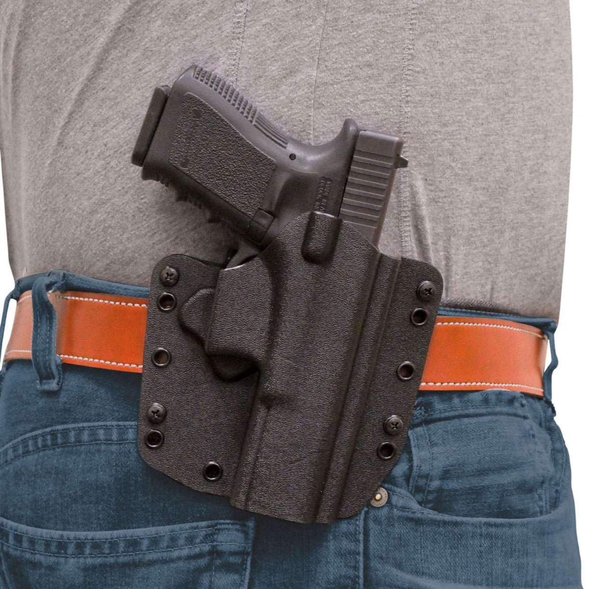 DeSantis SL-Raptor Black Kydex RH Holster Compatible with Glock 17, 22, 31