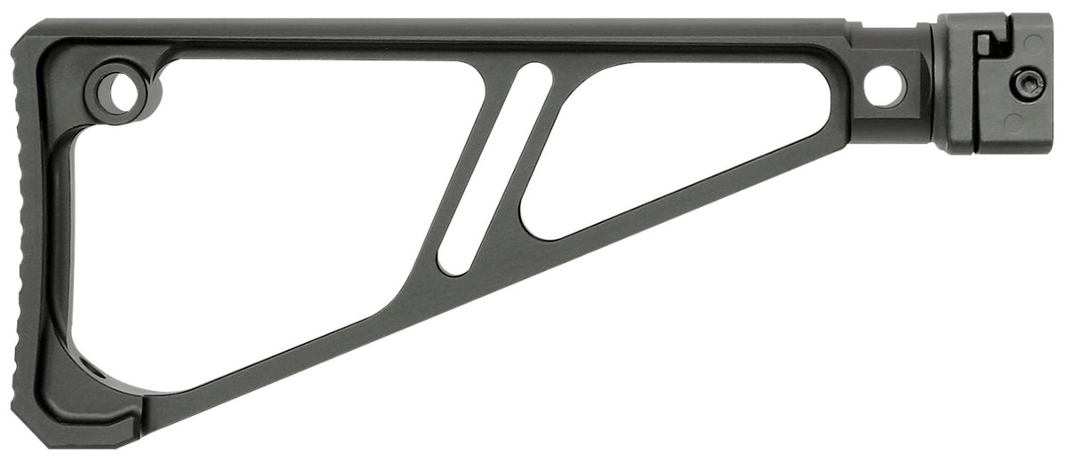Midwest Industries MISTAPSFFES Side Folding Stock Fixed Extruded Black Anodized Aluminum Picatinny Rail Mount