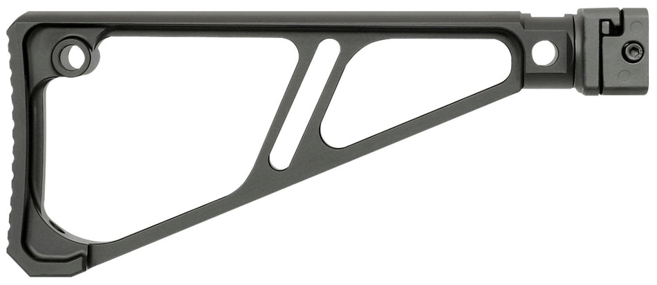 Midwest Industries MISTAPSFFES Side Folding Stock Fixed Extruded Black Anodized Aluminum Picatinny Rail Mount