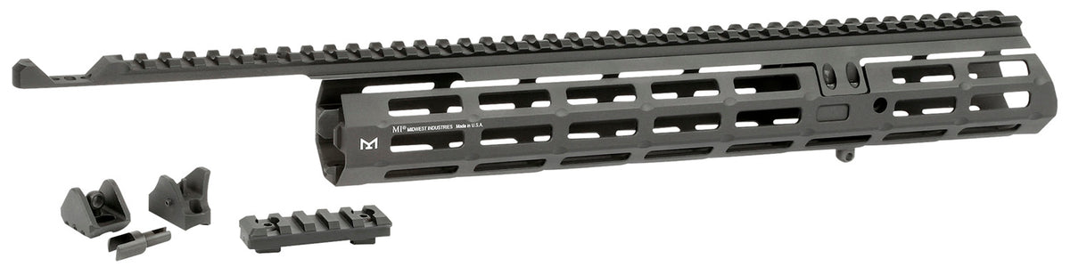 Midwest Industries MIMAR1895XRS 13.63" M-LOK Extended Sight System Marlin 1895 Black Anodized Aluminum w/ Ghost Ring