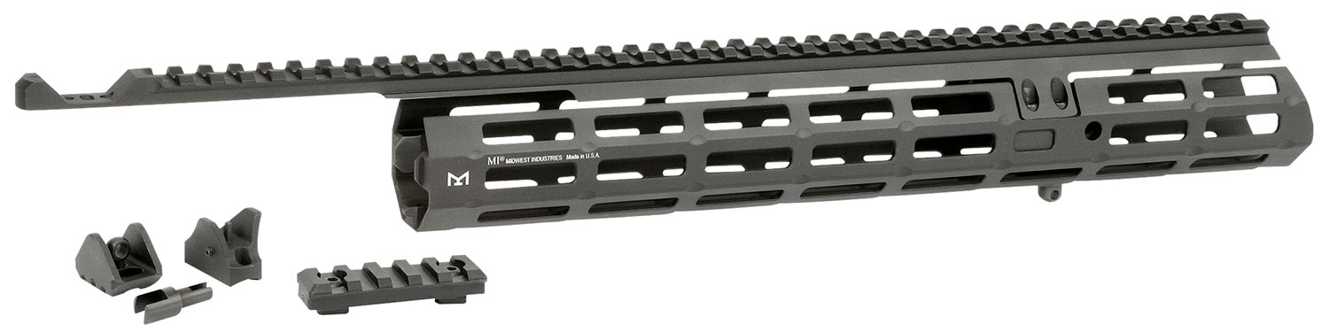 Midwest Industries MIMAR1895XRS 13.63" M-LOK Extended Sight System Marlin 1895 Black Anodized Aluminum w/ Ghost Ring