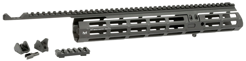 Midwest Industries MIMAR1895XRS 13.63" M-LOK Extended Sight System Marlin 1895 Black Anodized Aluminum w/ Ghost Ring