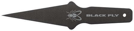 Cold Steel CS80STMA Black Fly Fixed Blade Throwing Knife 1055 Carbon Steel Black Finish