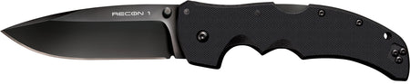 Cold Steel CS27BS 4" Recon 1 Folding Spear Point DLC Coated American S35VN Blade G10 Handle Includes Pocket Clip