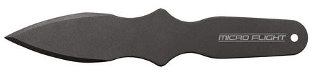 Cold Steel CS80STMB Micro Flight Fixed Blade Throwing Knife Plain Spear Point 550C Carbon Steel