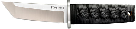 Cold Steel CS-17DA 3.25" Kyoto I Fixed Blade Tanto Plain 8Cr13MoV Stainless Black Kray-Ex Handle